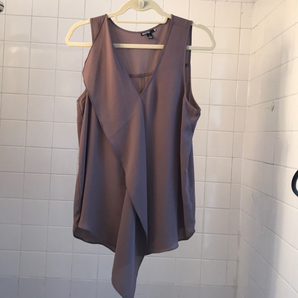 Valette: grey tank blouse